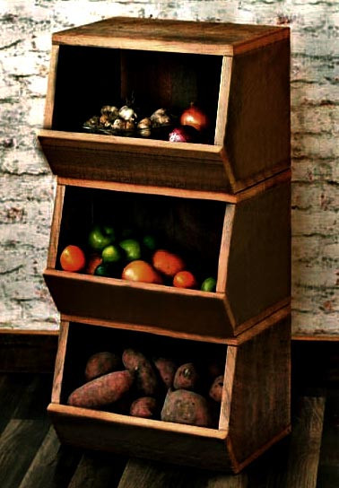 Стелаж для овочів і фруктів "Мартініка" капучино Миколаїв - фото 1