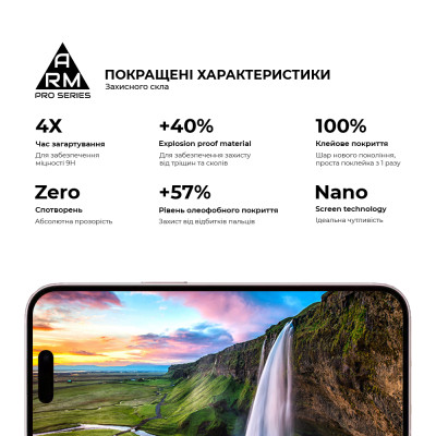 Скло захисне Armorstandart Pro Apple iPhone 15 (ARM71483) Вінниця - фото 5