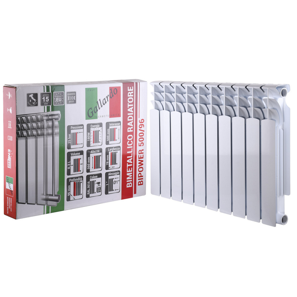 Радиатор биметаллический секционный GALLARDO BIPOWER 500/96 (кратно 10) (000014792) Киев - изображение 1