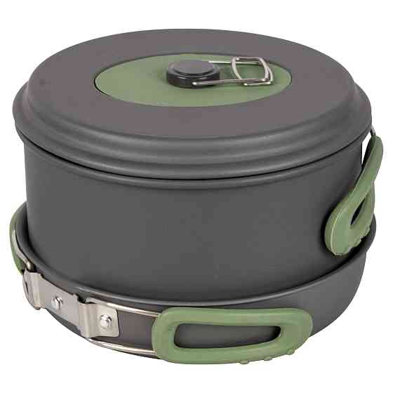 Набір посуду Bo-Camp Explorer 4 Pieces 19 Hard Anodized Grey-Green Львів