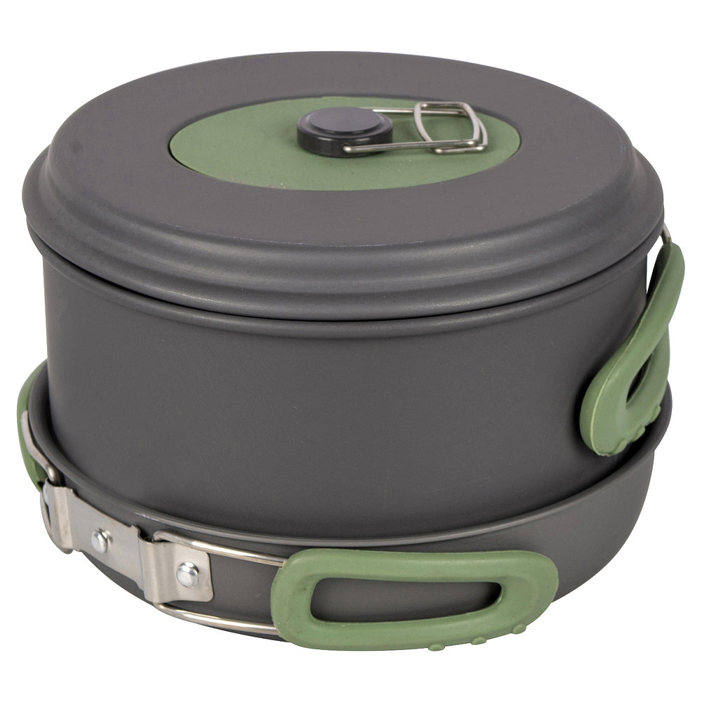 Набір посуду Bo-Camp Explorer 4 Pieces 19 Hard Anodized Grey-Green Львів - фото 5
