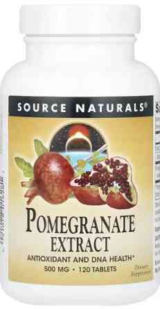 Экстракт граната Source Naturals Pomegranate Extract 500mg 120 таб Киев