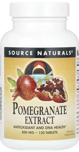 Экстракт граната Source Naturals Pomegranate Extract 500mg 120 таб Киев - изображение 1