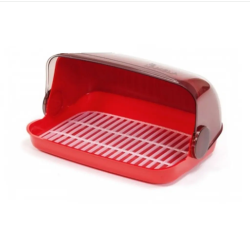 Хлібниця midi пластик 01 червоний "Галицька" Ламела Житомир - фото 1