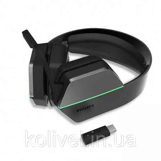 Ігрова гарнітура Philips Wireless 2.4G + BT5.2 Gaming Headset 7.1 + 3.5мм (TAG5106BK/00) Киев