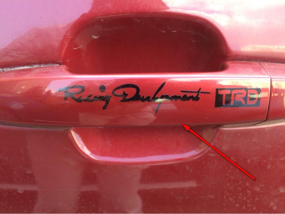 Наклейки на ручки, диски, двірники авто 4 штуки Бе Київ - фото 7