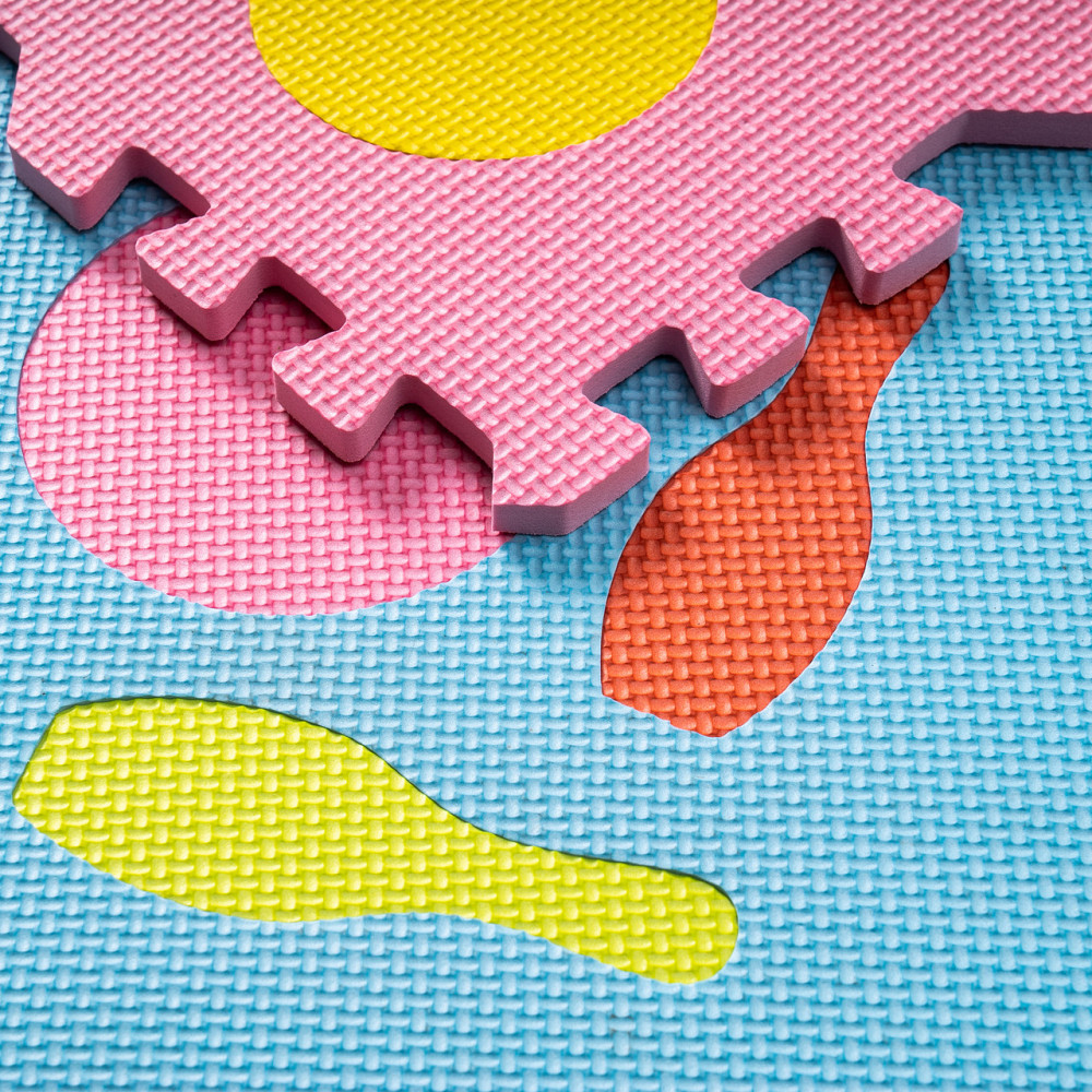 Дитячий килимок пазл з бортиками Toys 30x30 WCG EVA  - 25 частин, для дітей Київ - фото 8