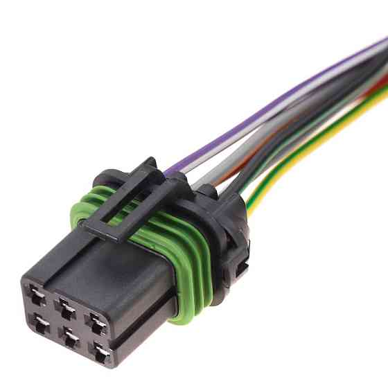 Разьем коннектор с проводом, 6-кон.,  15344052, 1218500 APTIV (Delphi) Америка, Корея, Buick, Cadillac, Chevrolet, Daewoo, GMC, Киев