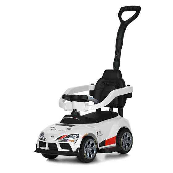 Дитяча каталка-толокар 2 в 1 M 6129EL-1 з батьківською ручкою Вінниця