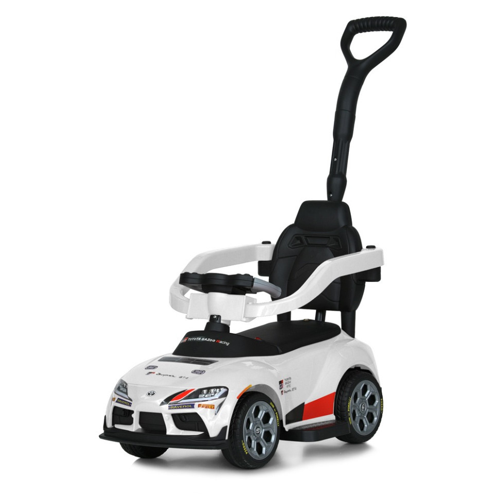 Дитяча каталка-толокар 2 в 1 M 6129EL-1 з батьківською ручкою Вінниця - фото 1