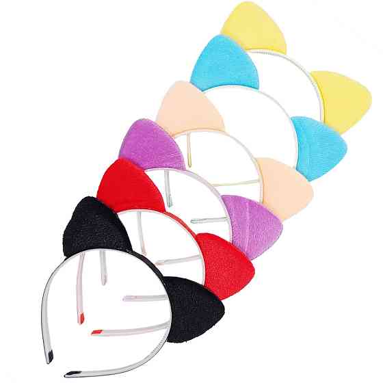 Набір дитячих обручів "Котячі вушка" 0106-281, 6 штук Вінниця