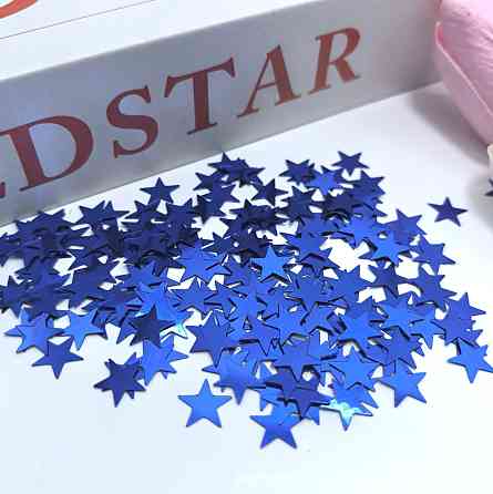 Конфетти Звездочки жосткие 15 г 1 см синий Киев