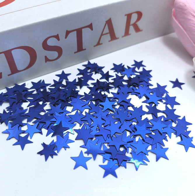 Конфетти Звездочки жосткие 15 г 1 см синий Киев - изображение 4