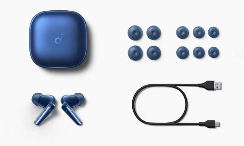 Bluetooth-гарнітура Anker SoundCore Liberty 5 ANC Blue (A3957G31) ( Синій ) Харків - фото 11