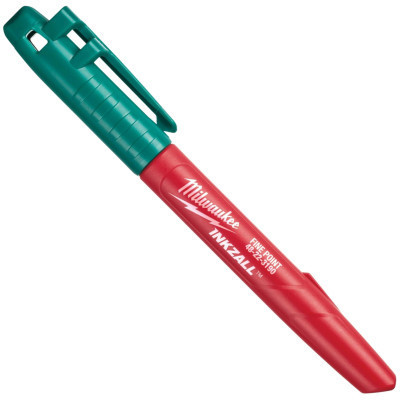 Маркер Milwaukee INKZALL для стройплощадки тонкий зеленый (4932492127) Винница - изображение 1