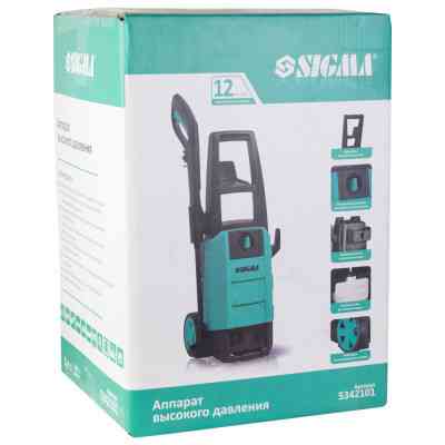 Мойка высокого давления Sigma 2000Вт max 150bar 7.2 л/мин + турбонасадка (5342101) Винница