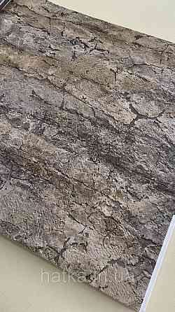 Обои виниловые на флизелине A.S.Creation UNITA 1.06x10 под камень структурные коричневые 79204-1 Киев