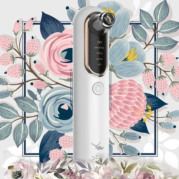 Вакуумный очиститель пор Yccu Y002 для лица, 4 режима, 4 насадки, USB, удаление черных точек Киев - изображение 8
