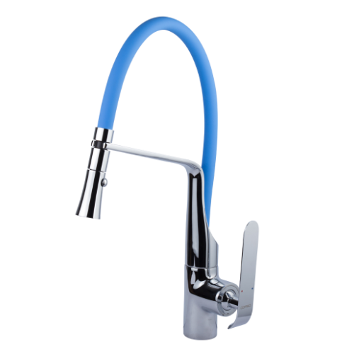 Змішувач Adda d35мм для кухні на гайці синій Corso Житомир - изображение 2
