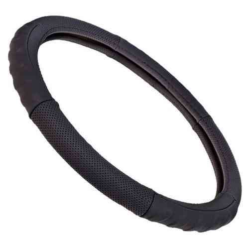 Чохол на кермо B 317 M чорний з перфорацією з шкіри Харків