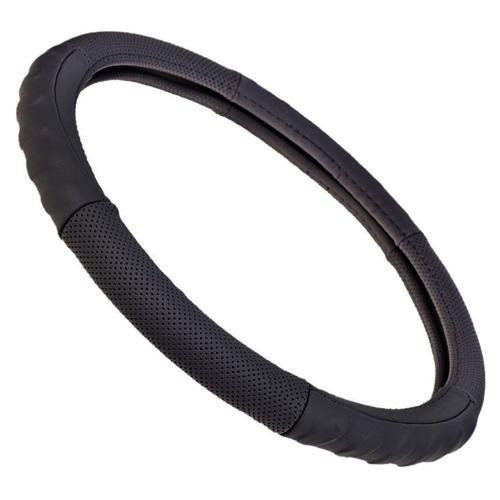 Чохол на кермо B 317 M чорний з перфорацією з шкіри Харків - фото 5