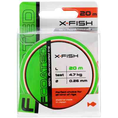 Флюорокарбон X-Fish FCoated 20m 0.26mm 4.7kg (1917.01.45) Вінниця