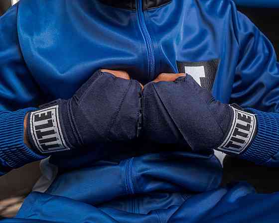 Бинти для боксу TITLE Boxing Select 180" Semi Elastic Mexican Navy (4.5м.) Каменское