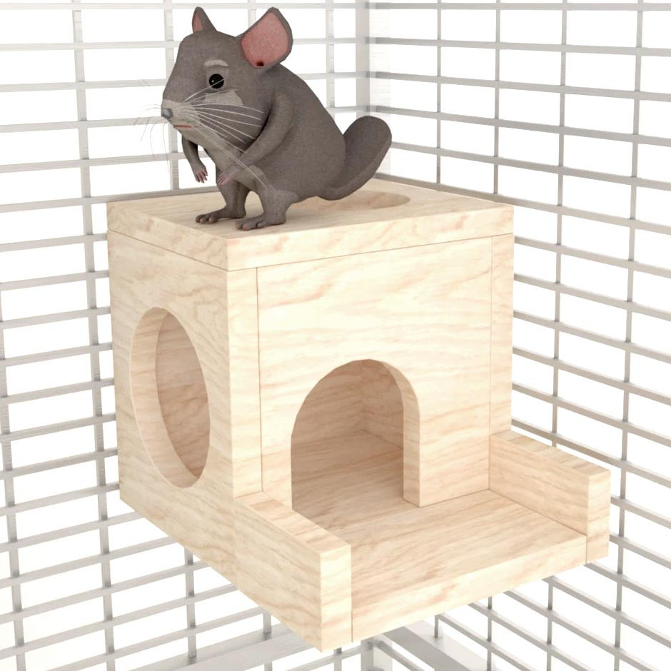 Домик для шиншиллы 