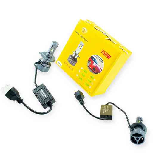 Автолампа H4 12V-24V TF3 6500K 65W радиатор и вентилятор обманка LED Мукачево