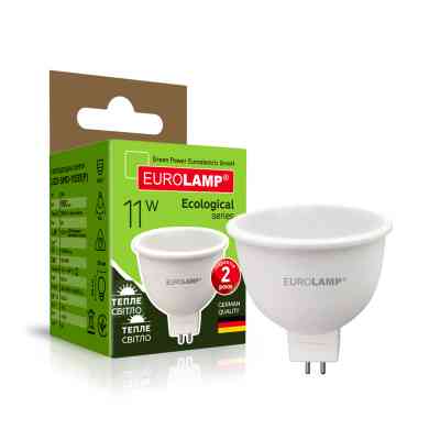 Лампочка Eurolamp LED SMD MR16 11W GU5.3 3000K (LED-SMD-11533(P)) Вінниця