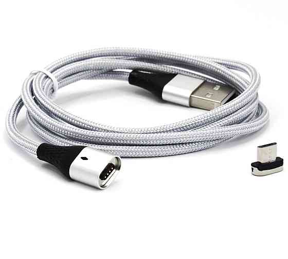 Магнітний кабель MicroUsb Floveme 1 м Gray Київ