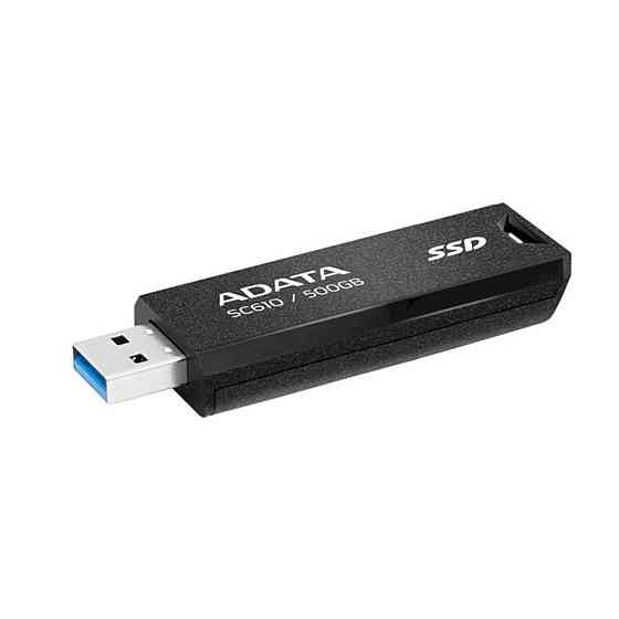 SSD ADATA SC610 500GB USB 3.2  550/500Mb/s Black (SC610-500G-CBK/RD) Киев