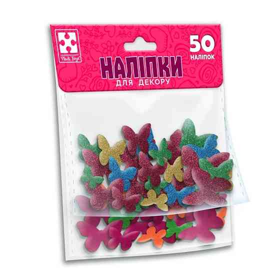 Детский набор мягких наклеек 