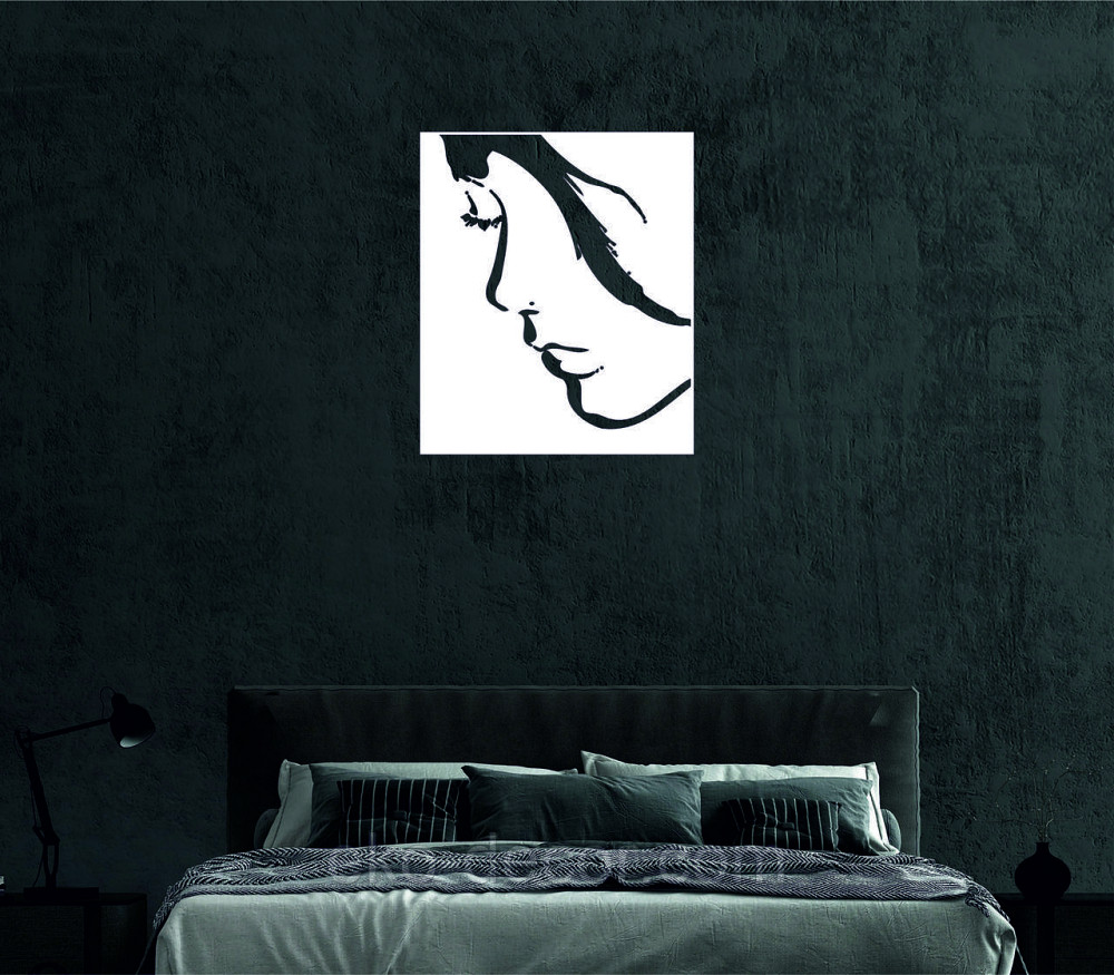 Декоративное настенное Панно «Женский Образ», Декор на стену 90*76 см, Белый Киев - изображение 5