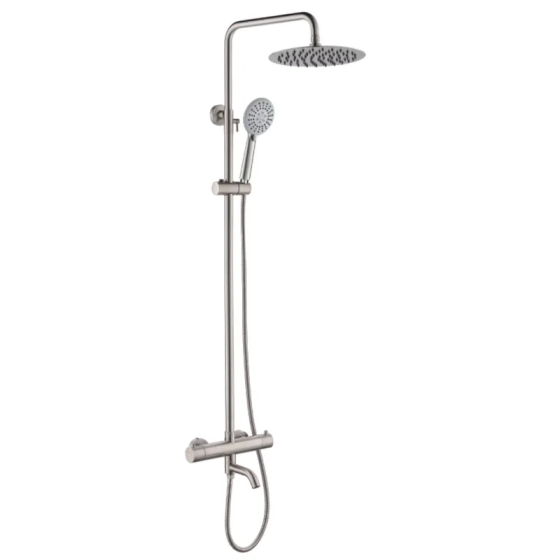 Душова колонна Koer KI-57018-02 з термостатичним змішувачем з нержавіючої сталі SUS304, 3 функції Харків