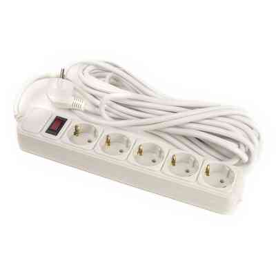 Мережевий фільтр живлення PowerPlant 7 м, 5 розеток, 3x1.5мм2, евростандарт (JY-1056/7) (PPSA10M70S5) Вінниця