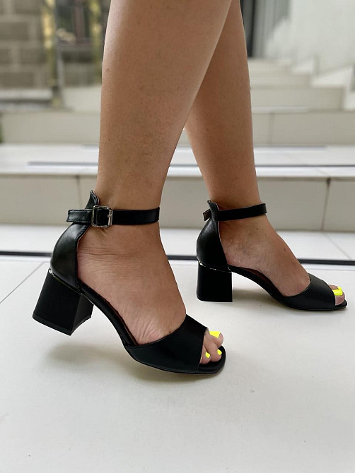 Purlina Босоніжки жіночі Purlina P245-2 чорні (літо, еко-шкіра) (4633) 36-40 Коломия - фото 8