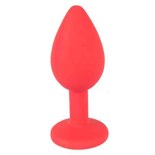 Анальна пробка - Colorful Joy Jewel Red Plug Small Sex Aura Київ