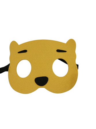 Дитяча маска Вінні Пух із фетру one size жовто-чорний Київ