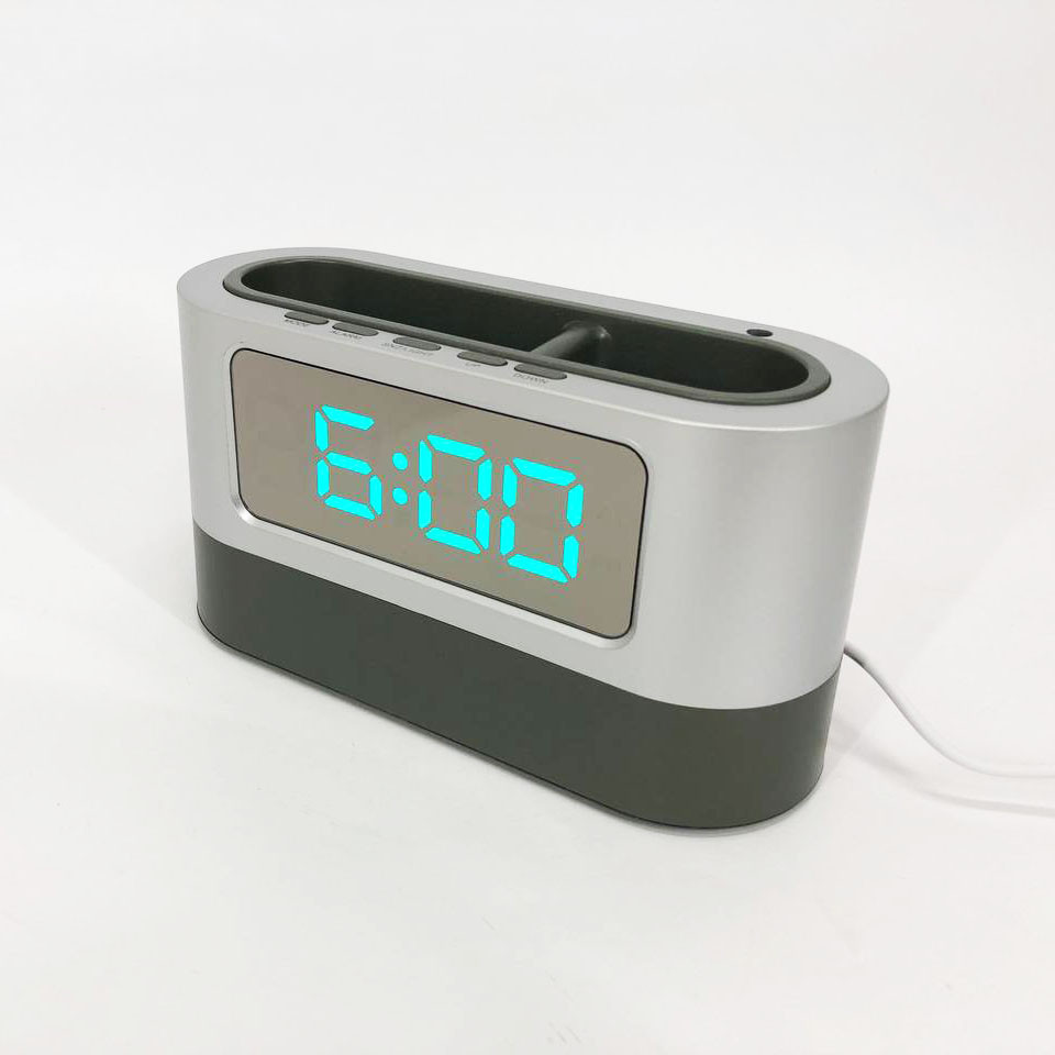 Настільний годинник з підсвічуванням 038, Стильний настільний годинник зі світловим табло TA-55 Львів - фото 5