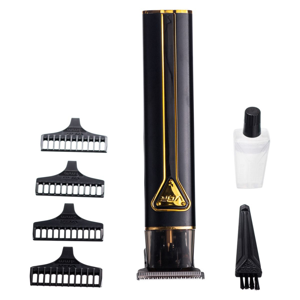 Тример для стрижки волосся акумуляторний 4 насадки Чорний VGR HP-V-009 Коломыя - изображение 4