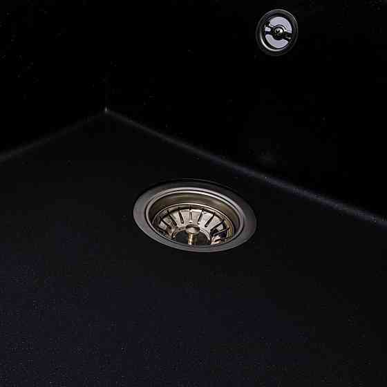 Гранітна мийка VALESO CALYPSO 7950 матова Чорний металік Коломыя