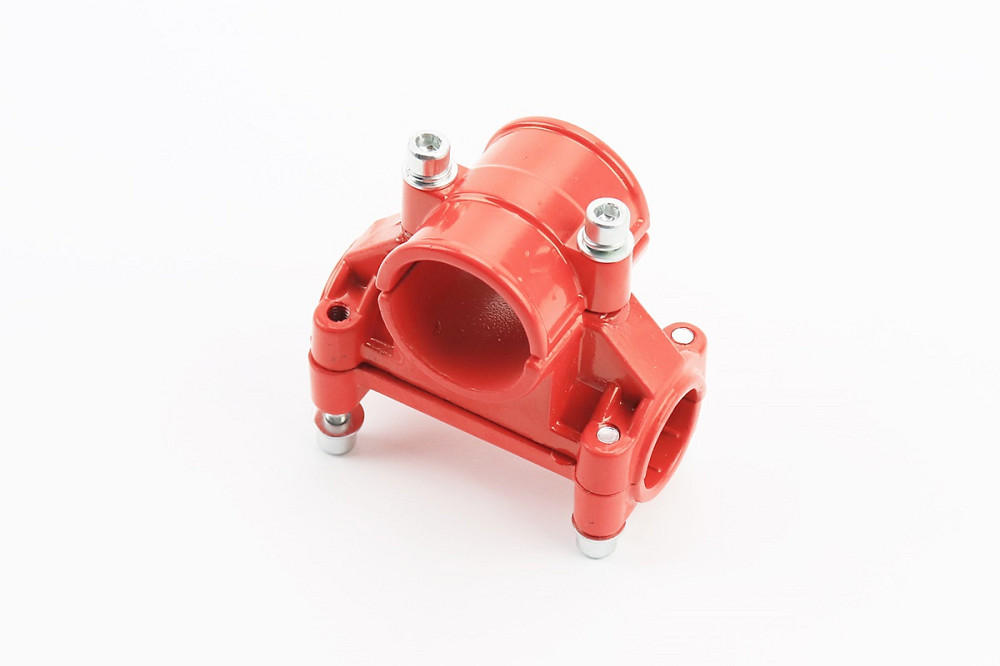 Кріплення ручок до труби D-28mm к-кт, червоне Київ - фото 1