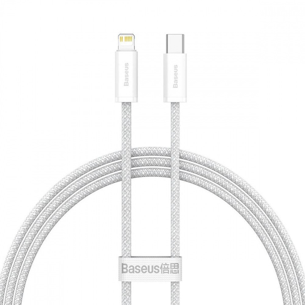 Кабель Baseus Dynamic Series Fast Charging Type-C to Lightning 20W 1м білий Львів - фото 1