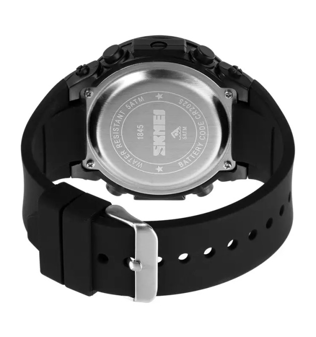 Чоловічий наручний годинник Skmei 1845 (Чорний) Вінниця - фото 7