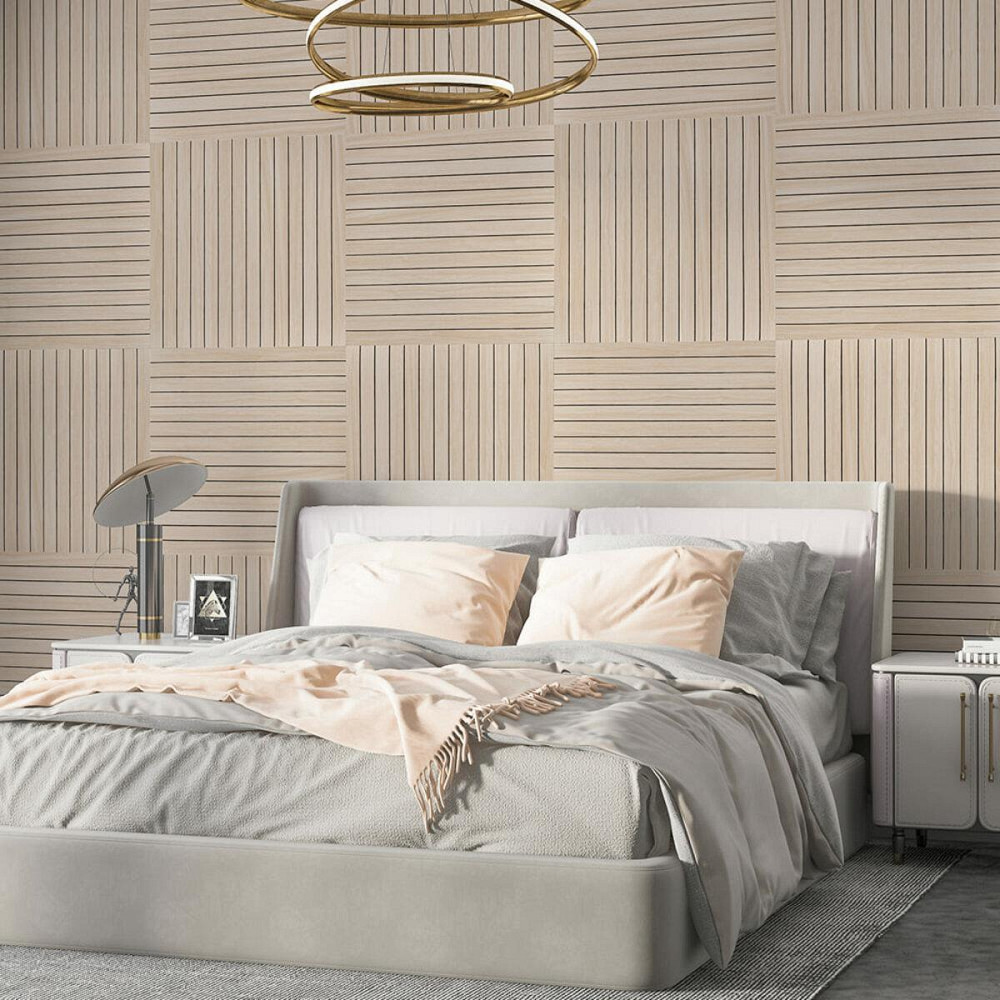 Покрытие виниловое самоклеющееся 3D рейки600х600х2,8мм Ясень кремовый SW-00002199 Днепр - изображение 6