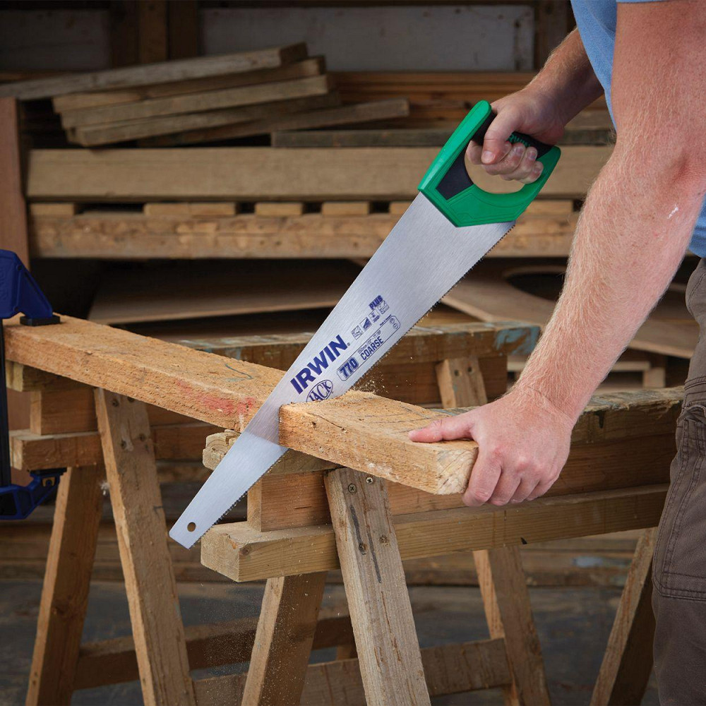 Ножівка для дерева 550 мм 7T/8P поперечний грубий різ, IRWIN Одеса - фото 4