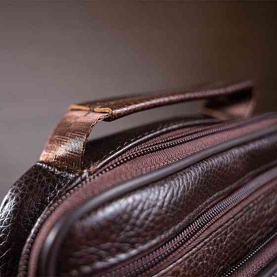 Мессенджер мужской на одно отделение Коричневый (Vintage) Киев