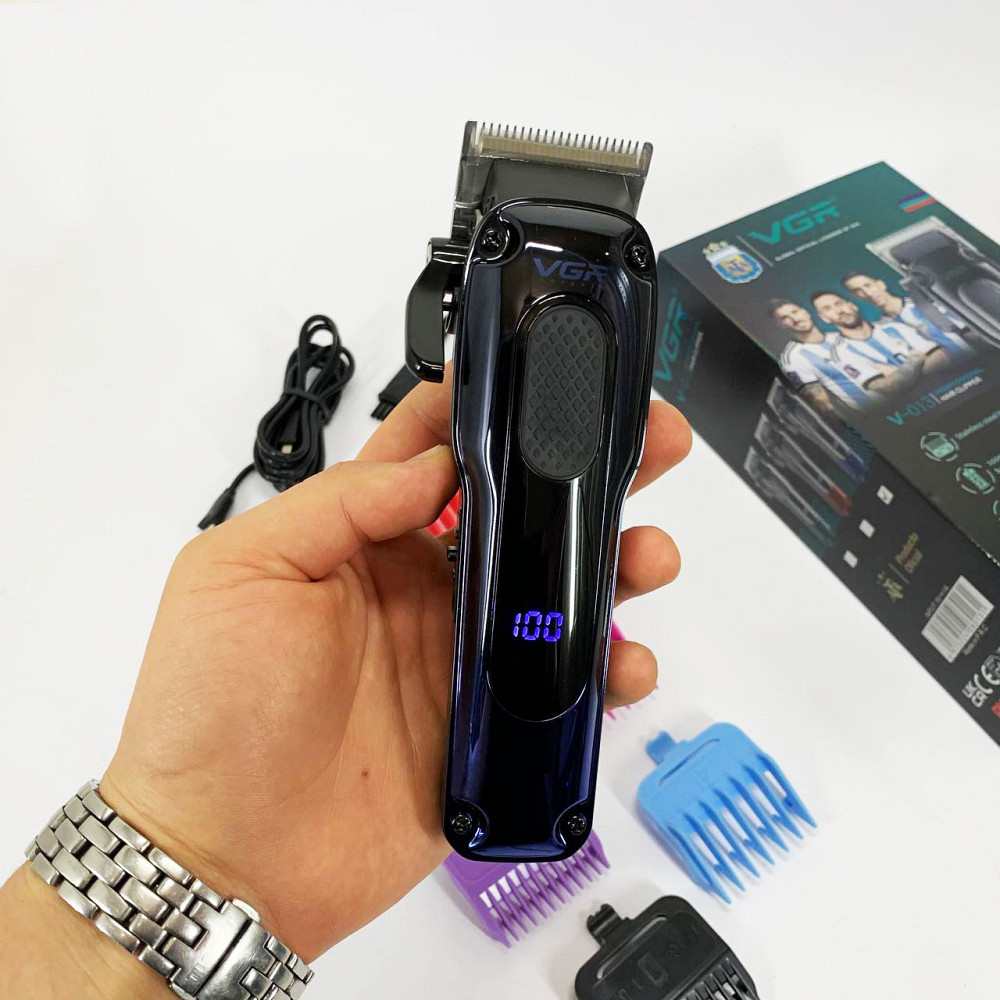 Машинка для стрижки волосся з різними насадками VGR V-013, Тример для стрижки акумуляторний професійний NA-88 Івано-Франківськ - фото 7