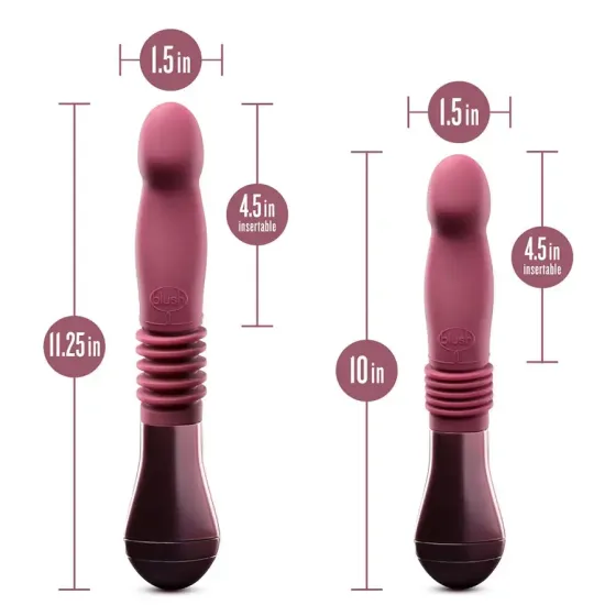 Пульсатор Temptasia by Blush - Trixie Thrusting Dildo - Wine Red Львів